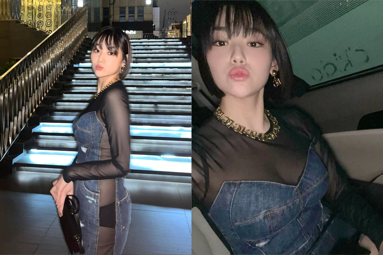 과감한 팬티까지 노출에 경악”.. 강미나, 이효리에 이어 시스루 드레스 완벽 소화 < SNS < 연예 < 기사본문 - 오토트리뷴