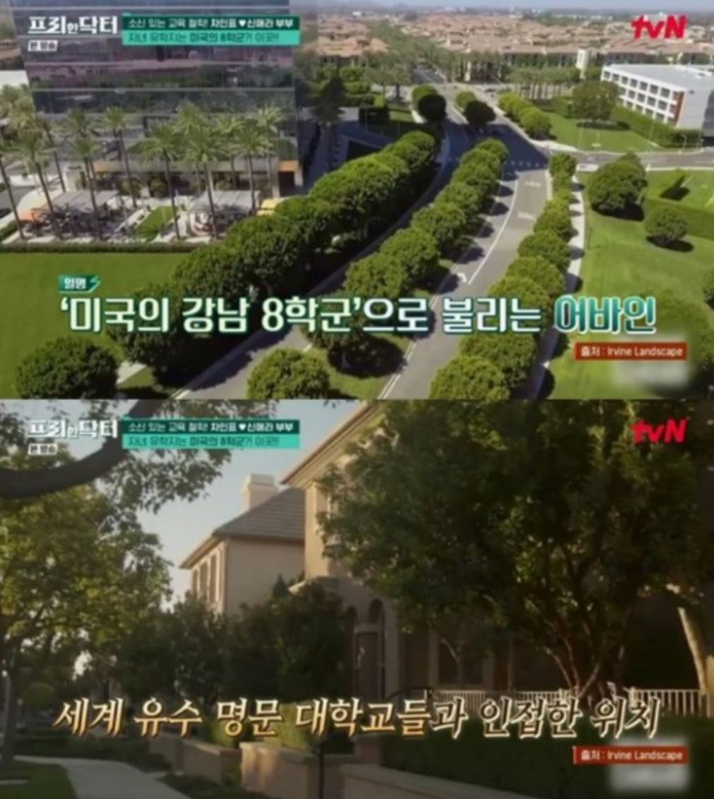 ▲어바인 주택 (사진= tvN '프리한 닥터')