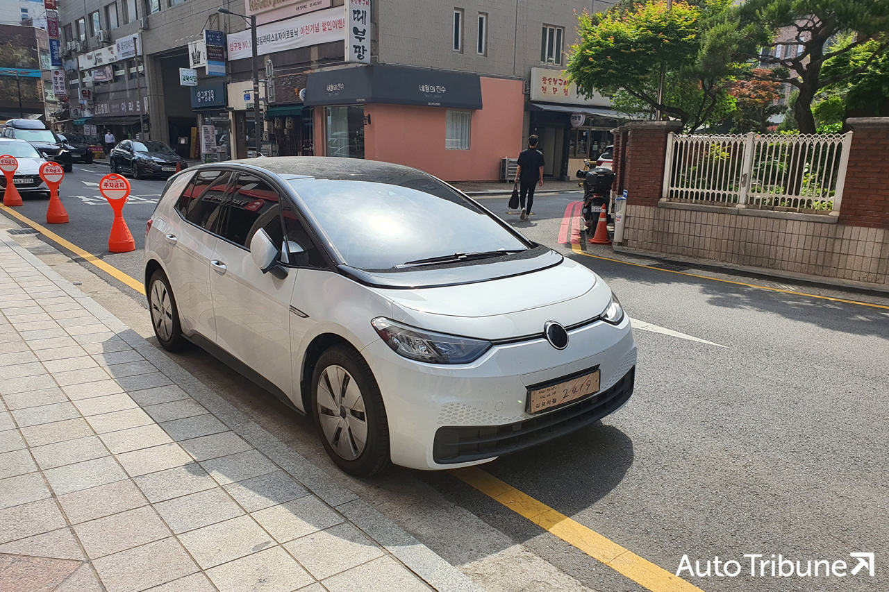 ▲폭스바겐 ID.3(사진=양봉수 기자)