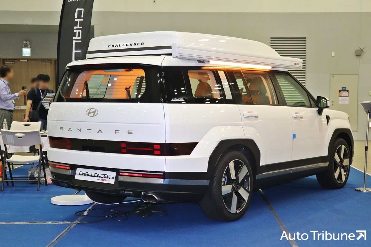 ▲패밀리카라반 싼타페 챌린저 캠핑카(사진=최현진 기자)