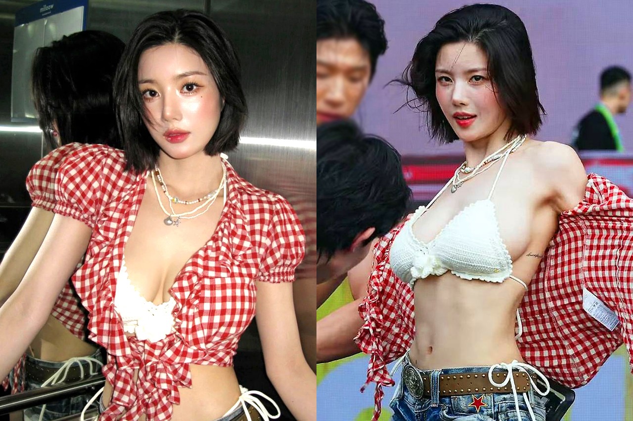 이거 너무 나갔다"... 워터밤 여신 권은비, 가슴 다 드러낸 노출에 관객도 '발칵'(+영상) < 이슈 < 연예 < 기사본문 -  오토트리뷴