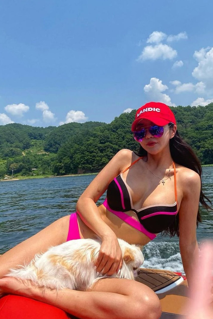 프로골퍼 안신애 레전드 비키니 몸매 /사진=안신애 SNS