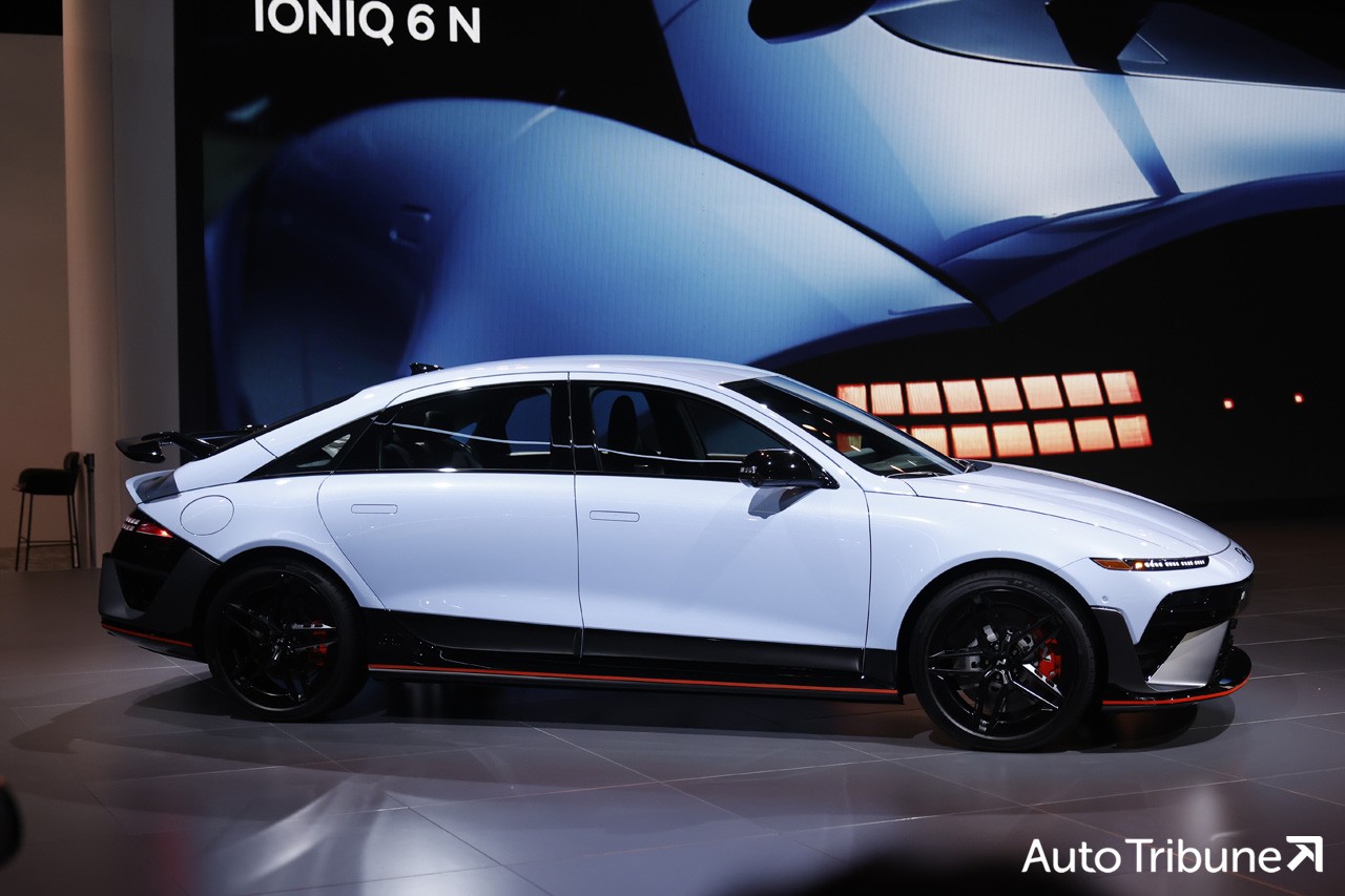2025 LA오토쇼에서 현대자동차는 아이오닉 6 N을 최초로 공개했다. /사진=김동민 기자