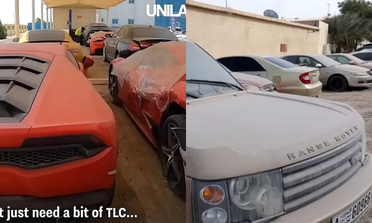 버려진 슈퍼카들 /사진=unilad