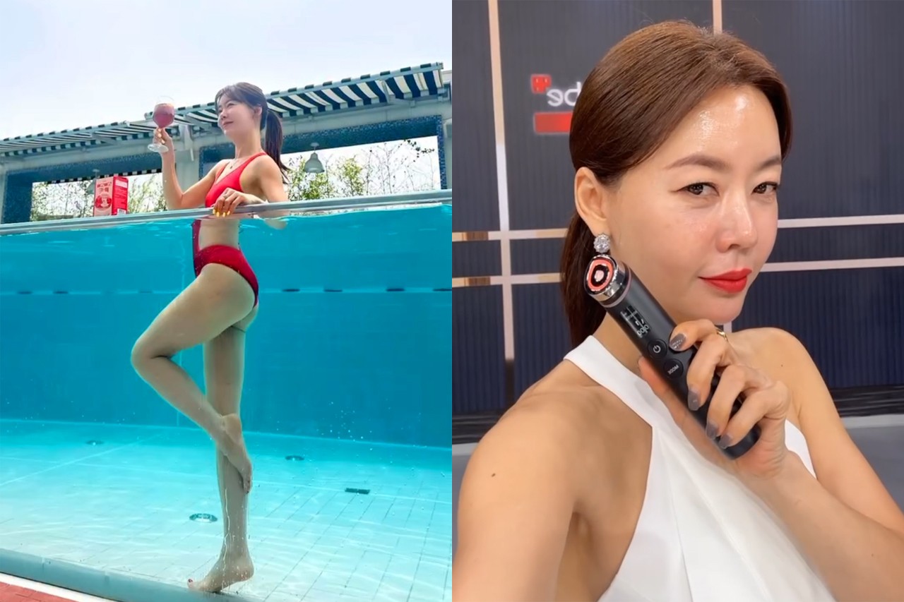 홈쇼핑에서 시간당 1500만 원을 벌었던 안선영이 해외로 떠난다 /사진=안선영 SNS