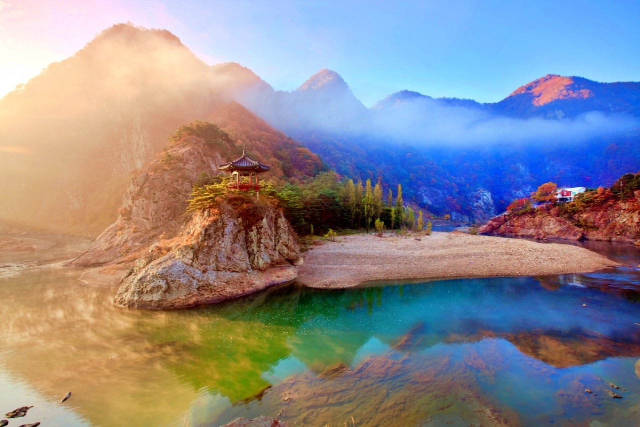 월류봉 /사진=영동군청