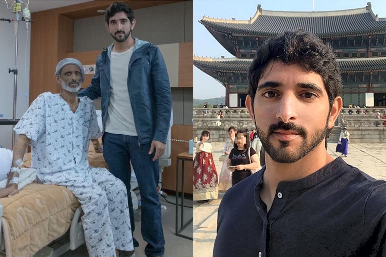 함단 왕세자 한국 방문 당시 모습 /사진=개인 SNS