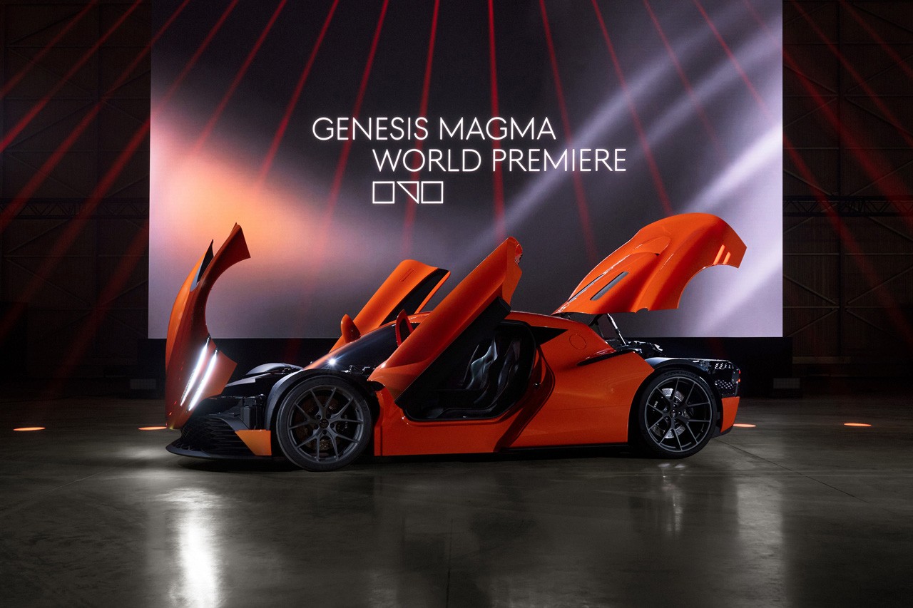 마그마 월드 프리미어를 통해 공개된 마그마 GT 콘셉트카 /사진=제네시스