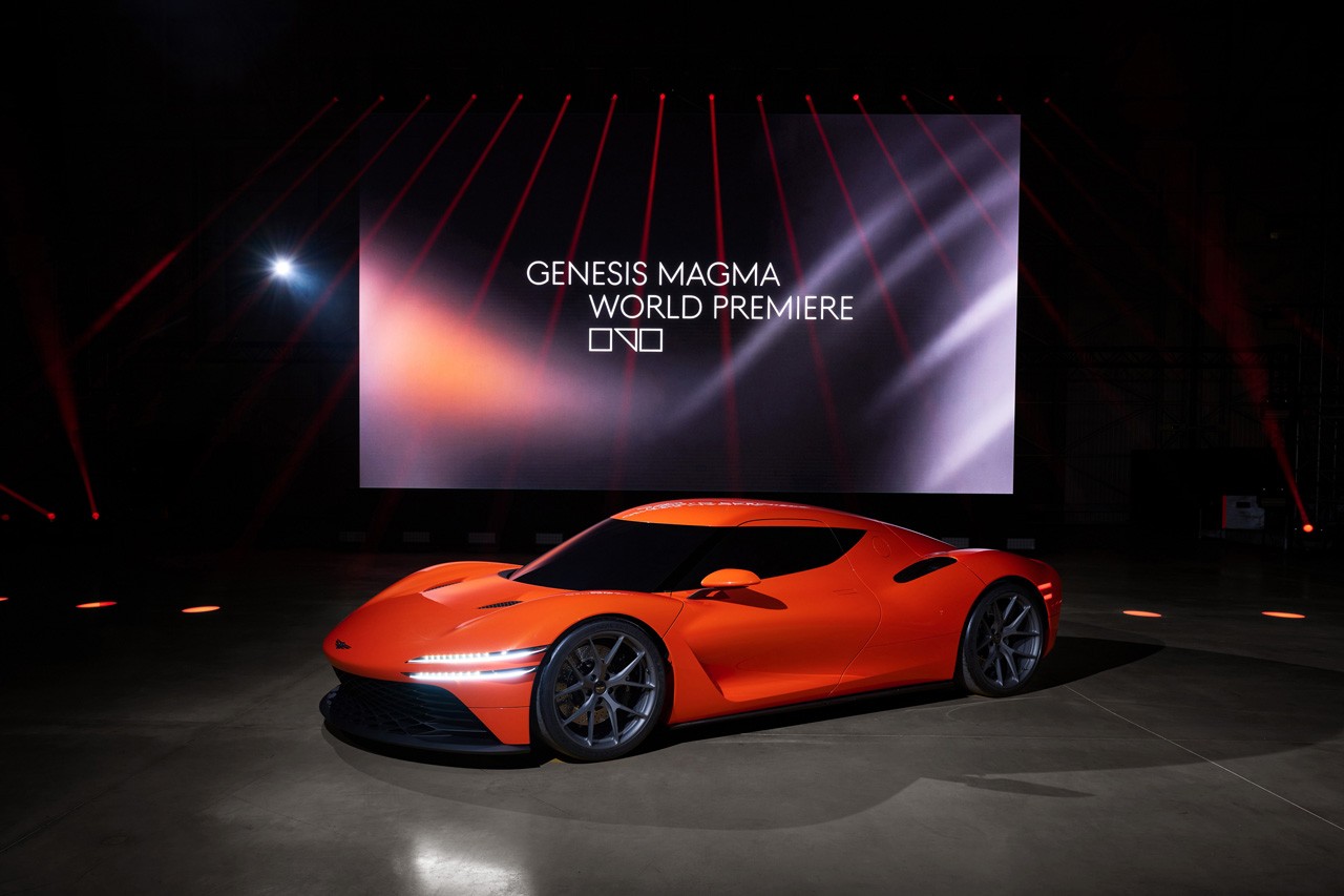 마그마 월드 프리미어를 통해 공개된 마그마 GT 콘셉트카 /사진=제네시스