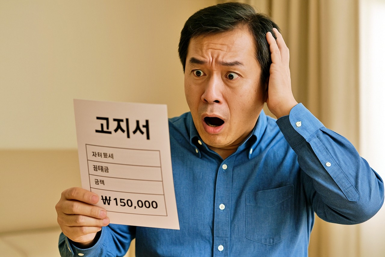 고지서에 놀라는 중년 남성 /사진=OpenAI