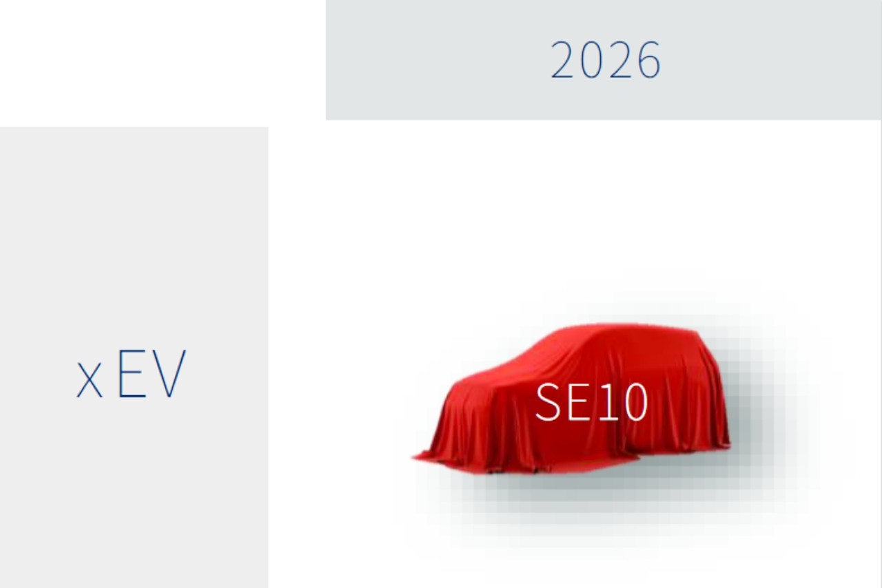 경영현황 설명회 자료에 xEV로 소개된 렉스턴 후속 SE10 /사진=KGM