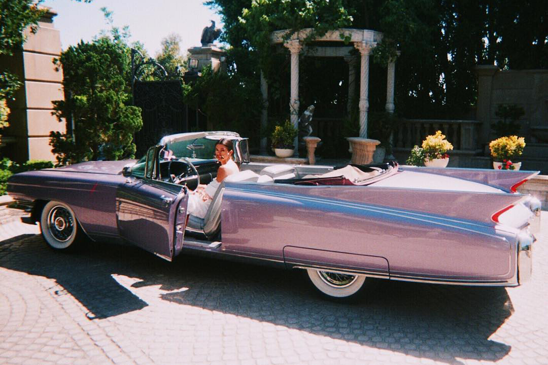 캔달 제너가 매우 아끼는 차량 중 하나인 4세대 엘도라도 /사진=켄달 제너 SNS