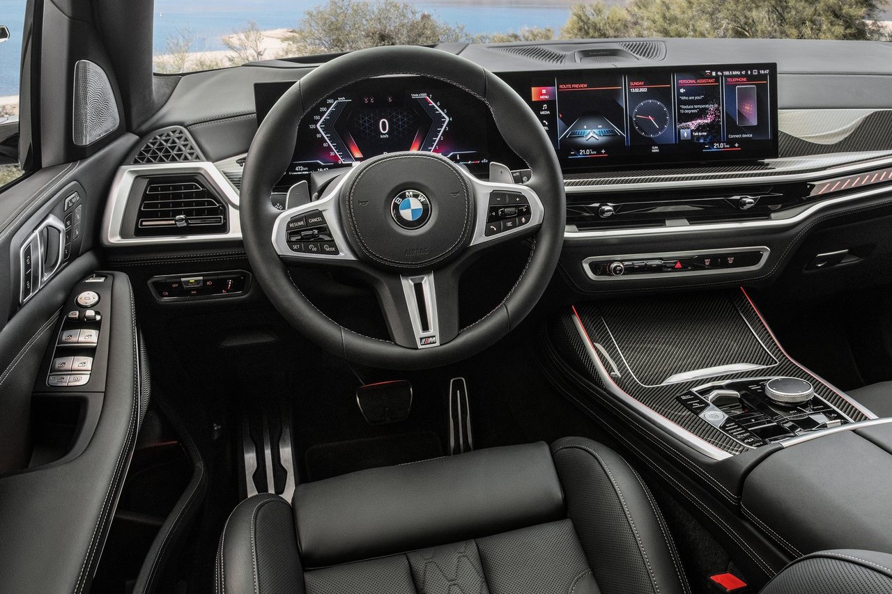 X7의 M 카본 인테리어 트림 /사진=BMW