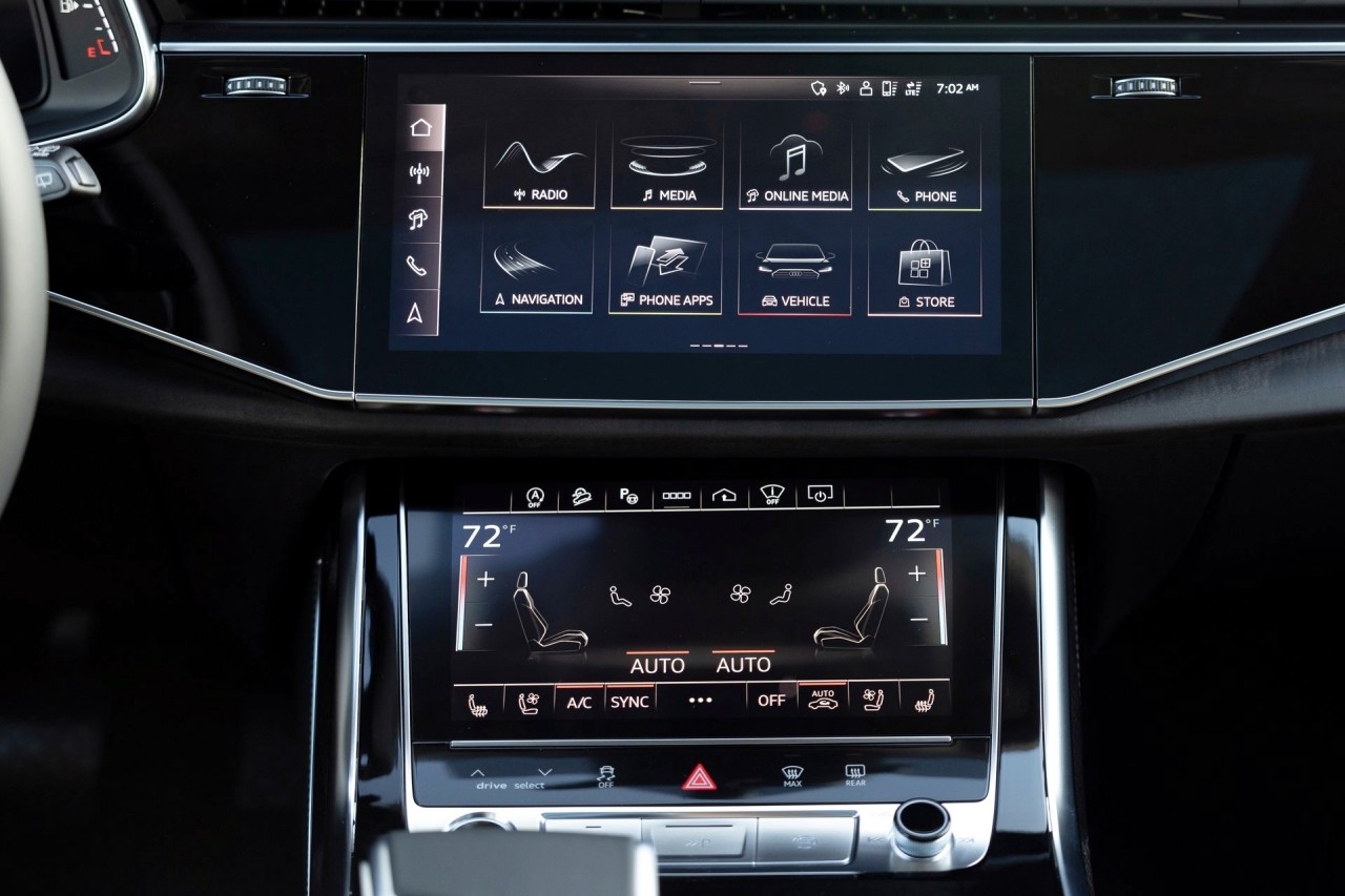 디스플레이에서 피드백을 주는 것은 햅틱 기능을 심은 아우디를 제외하면 찾아보기 힘들다. /사진=아우디