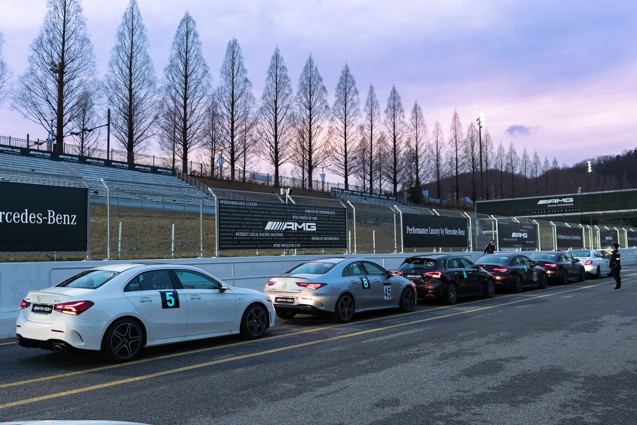 참고사진, AMG 익스피리언스 나이트 서킷 프로그램 /사진=메르세데스-벤츠 코리아