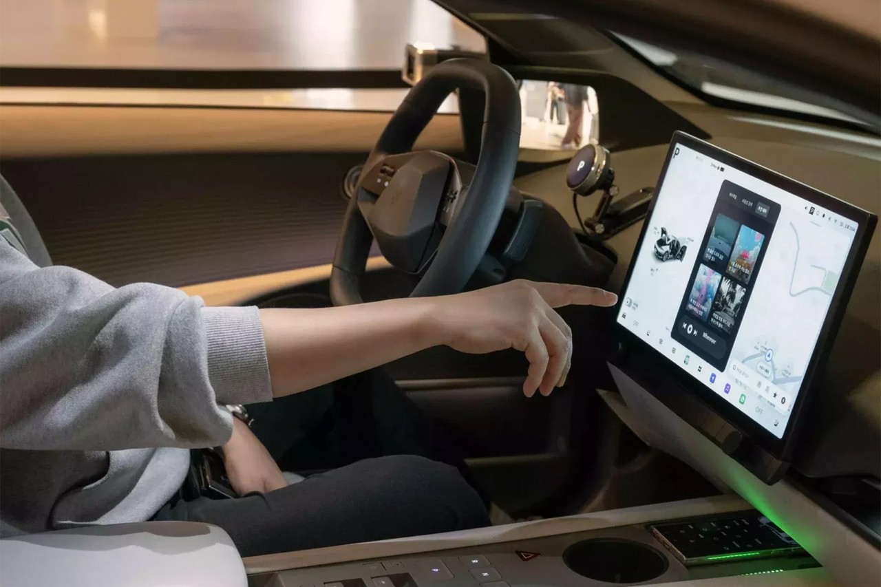 플레오스 커넥트 인포테인먼트 시스템 /사진=현대차