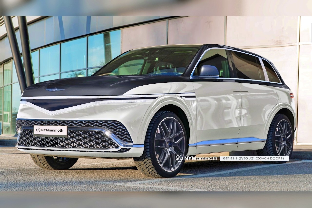 제네시스 GV90 예상도 /사진=유튜브 '뉴욕맘모스'