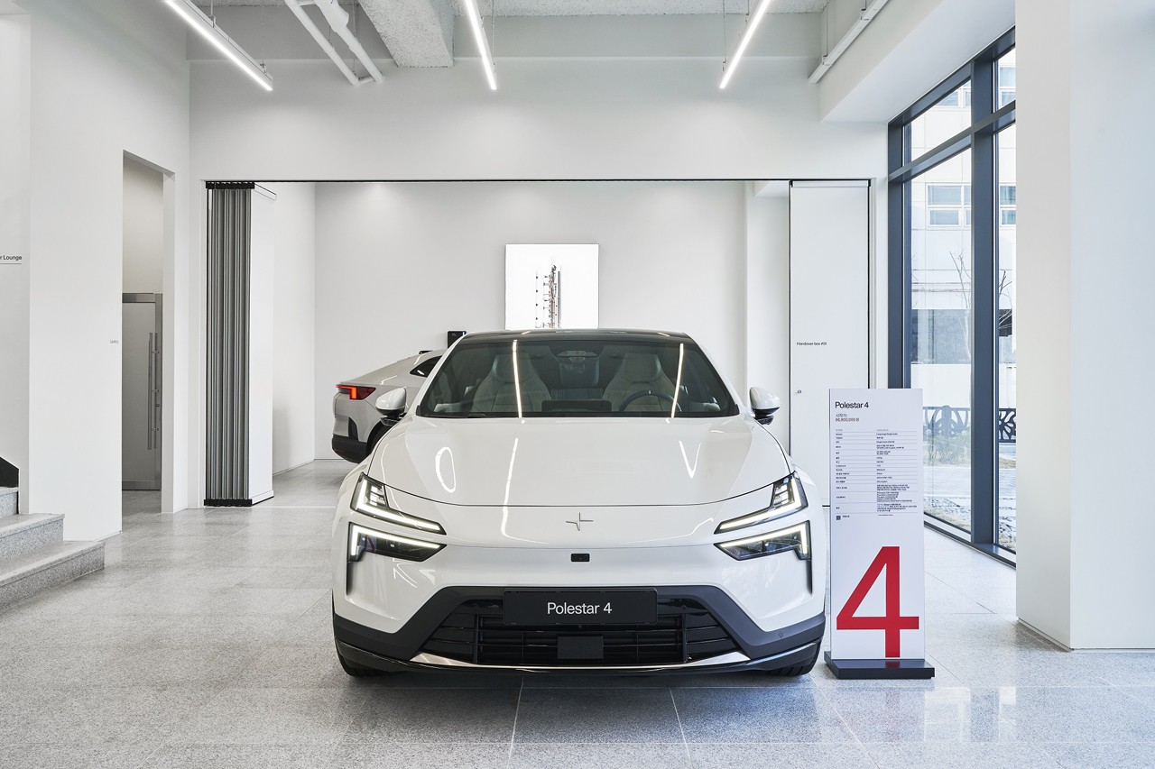 스페이스 대구에 전시된 폴스타4 /사진=폴스타코리아