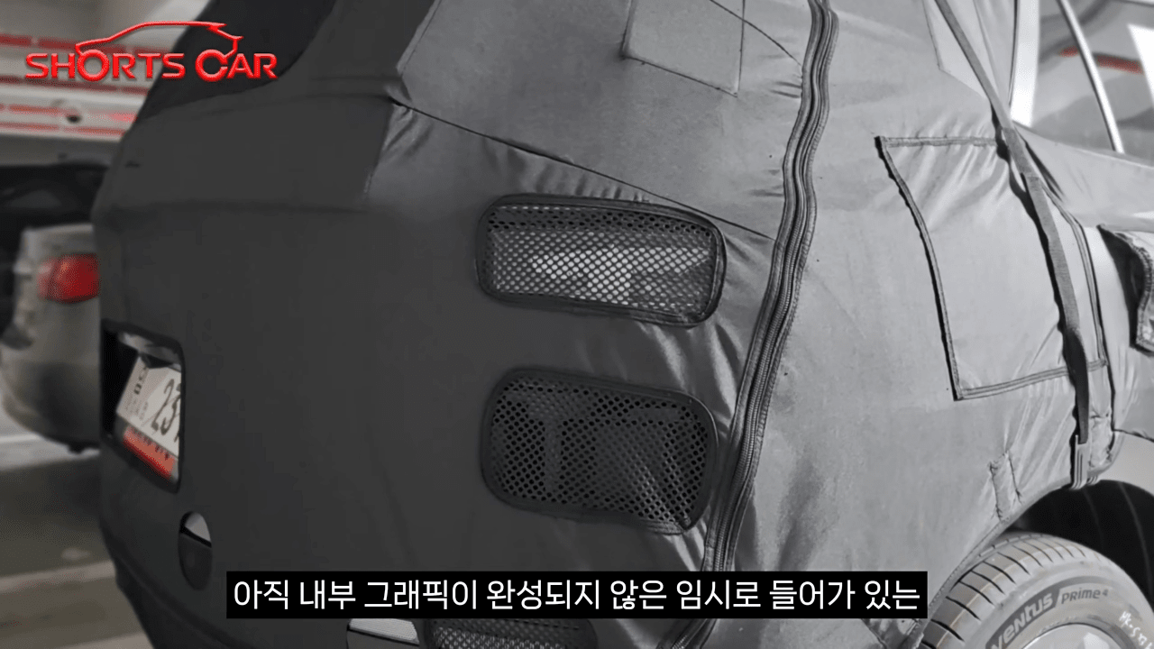 현대 코나 풀체인지로 추정되는 테스트카 /사진=유튜브 '숏카'