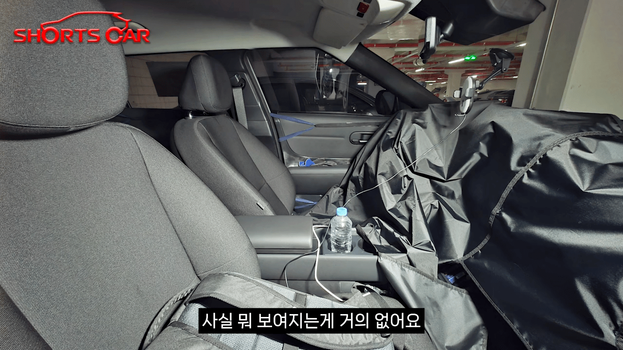 현대 코나 풀체인지로 추정되는 테스트카 /사진=유튜브 '숏카'