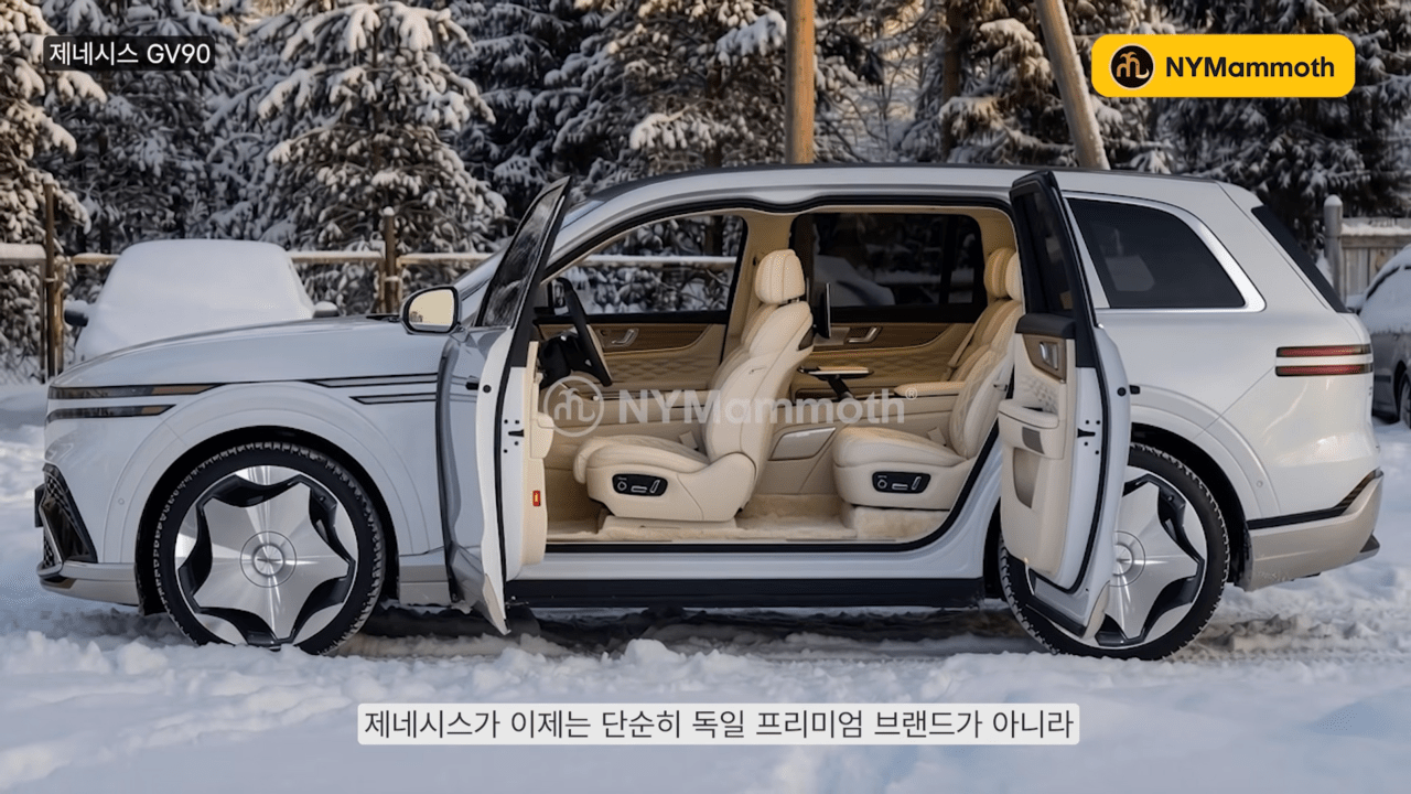 GV90 예상도 /사진=유튜브 '뉴욕맘모스'