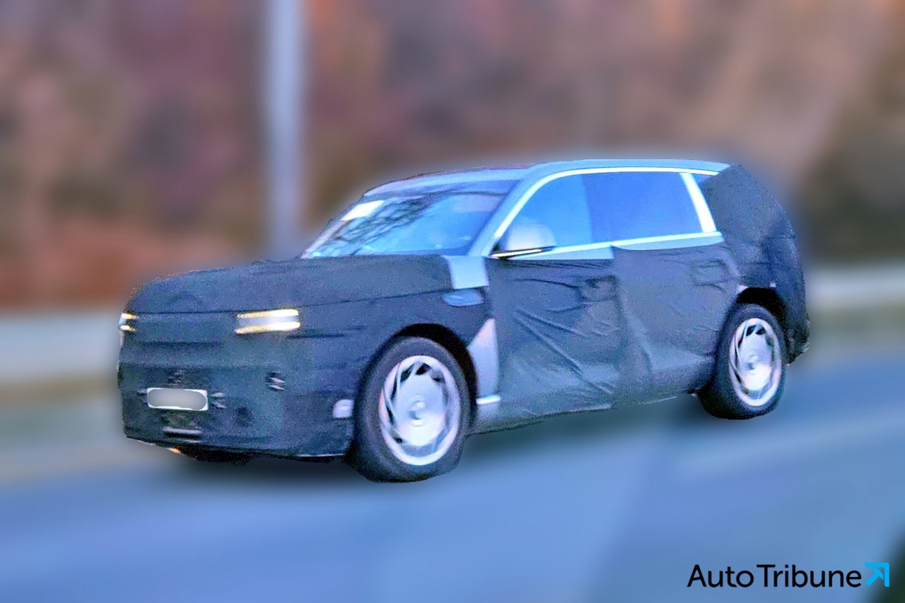 제네시스 GV90 테스트카 스파이샷 /사진=독자 제보