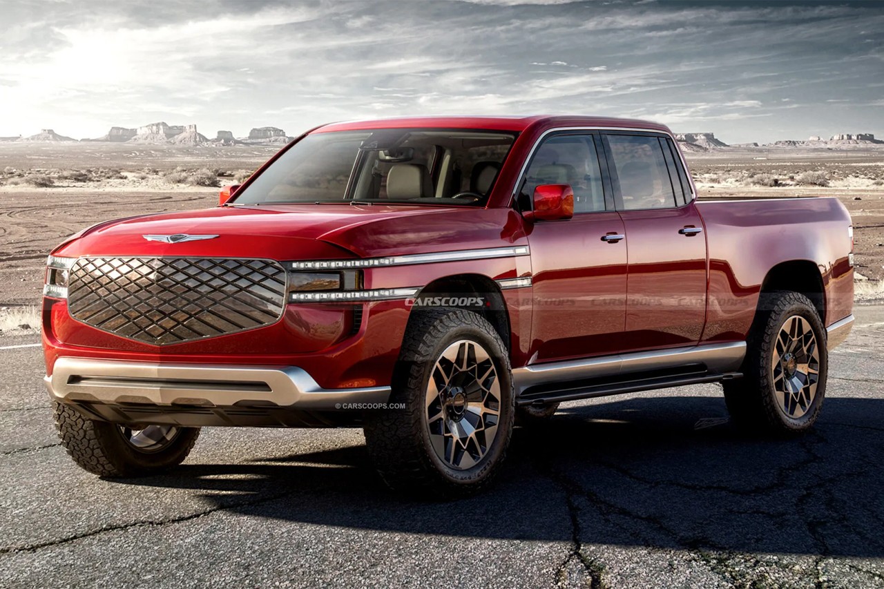 "미국에서 벌써 반응 폭발"... 제네시스 픽업트럭, 럭셔리 끝판왕 등장하나