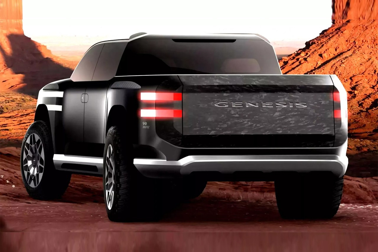제네시스 픽업트럭 예상도 /사진=Carscoops