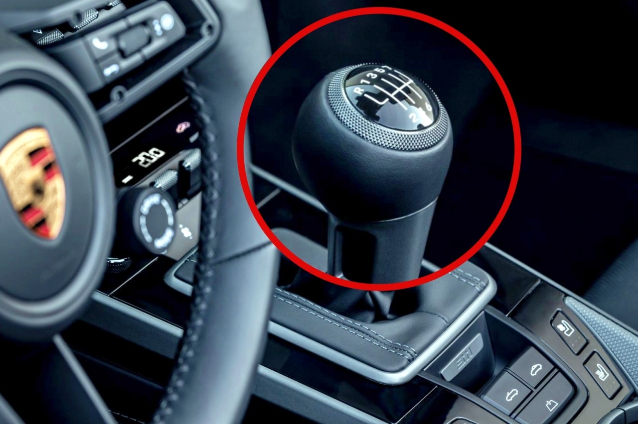 구형 911에 적용된 7단 수동 변속기 /사진=포르쉐