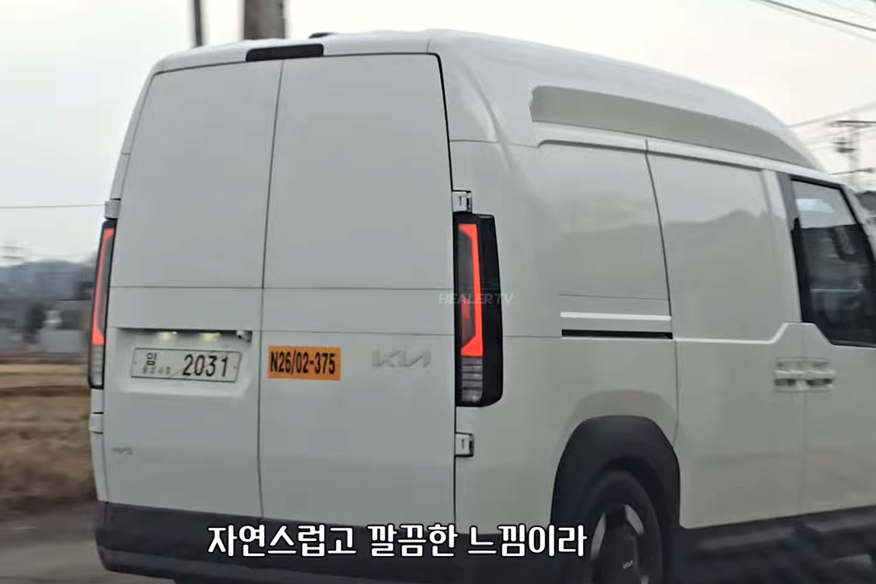 최근에 포착된 PV5 하이루프 모델 /사진=유튜브 '힐러TV'