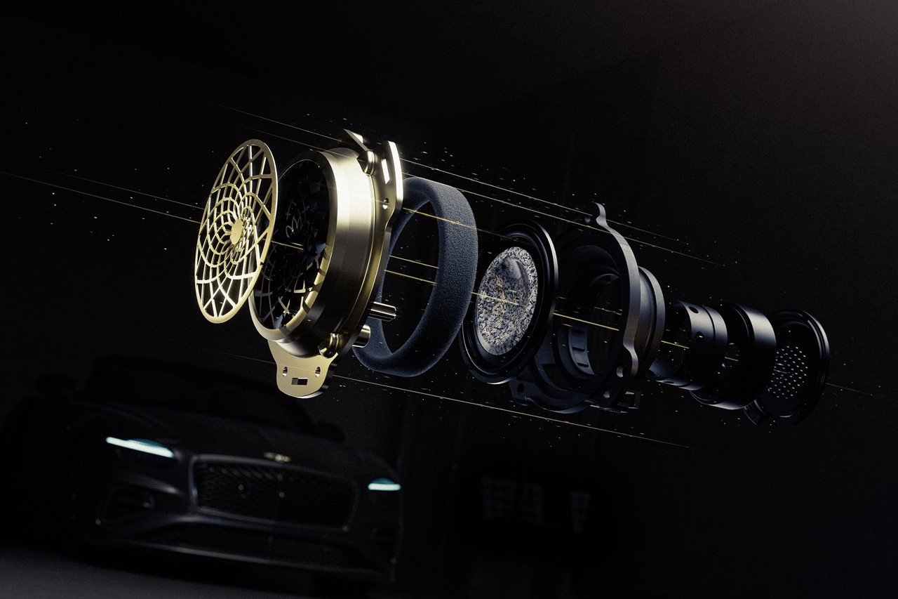 '네임 포 뮬리너' 전용 스피커 /사진=벤틀리모터스코리아