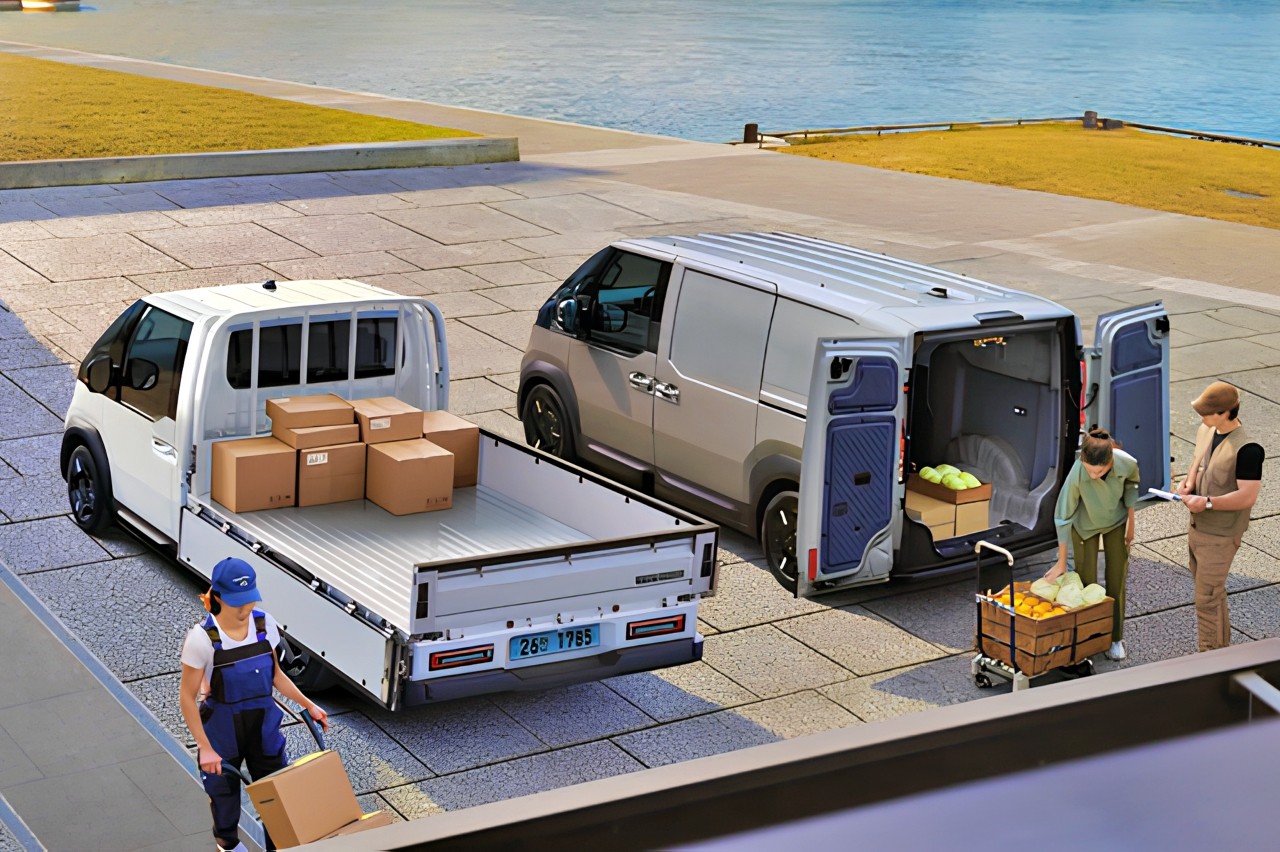 PV5 오픈베드와 카고 /사진=기아