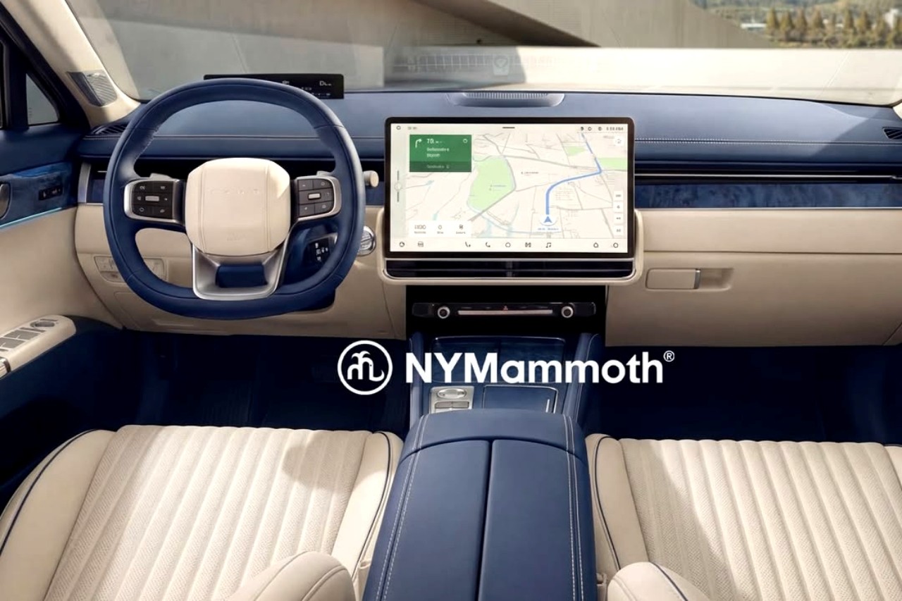 현대 그랜저 부분 변경 모델 실내 예상도 /사진=유튜브 '뉴욕맘모스'