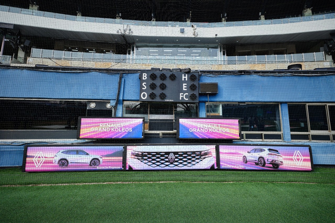 부산 사직야구장 르노 존 /사진=르노코리아