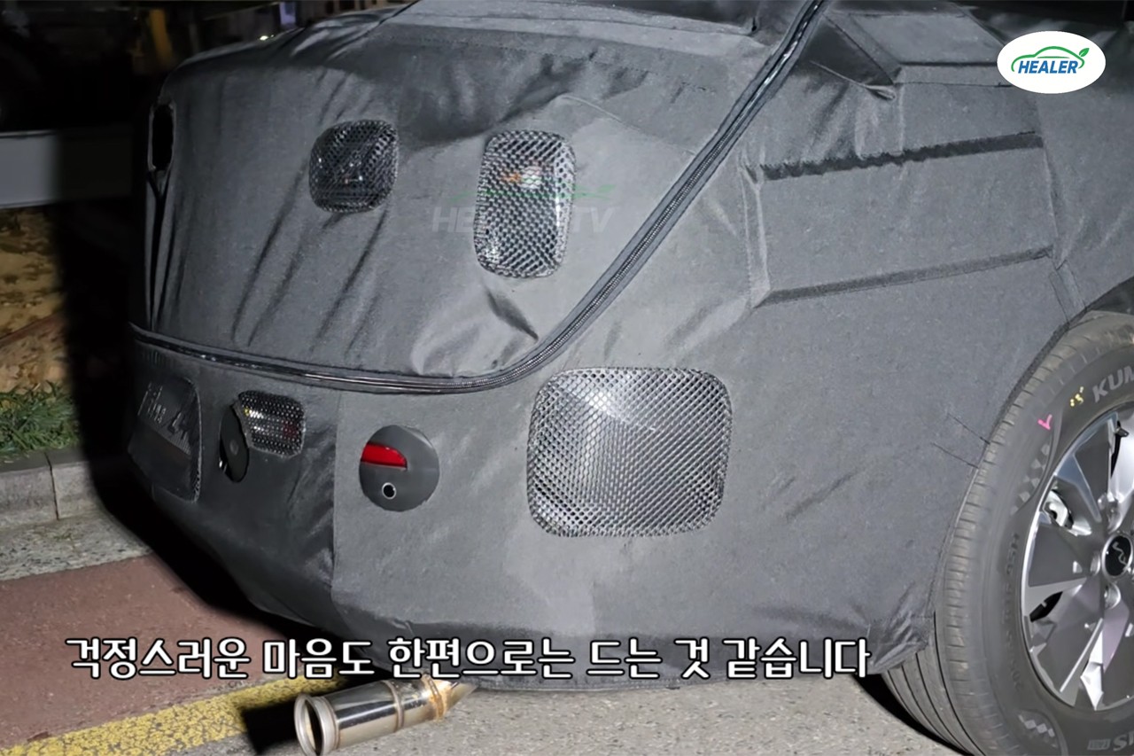 K5 2차 부분변경 스파이샷 /사진=유튜브 '힐러 Healer TV'