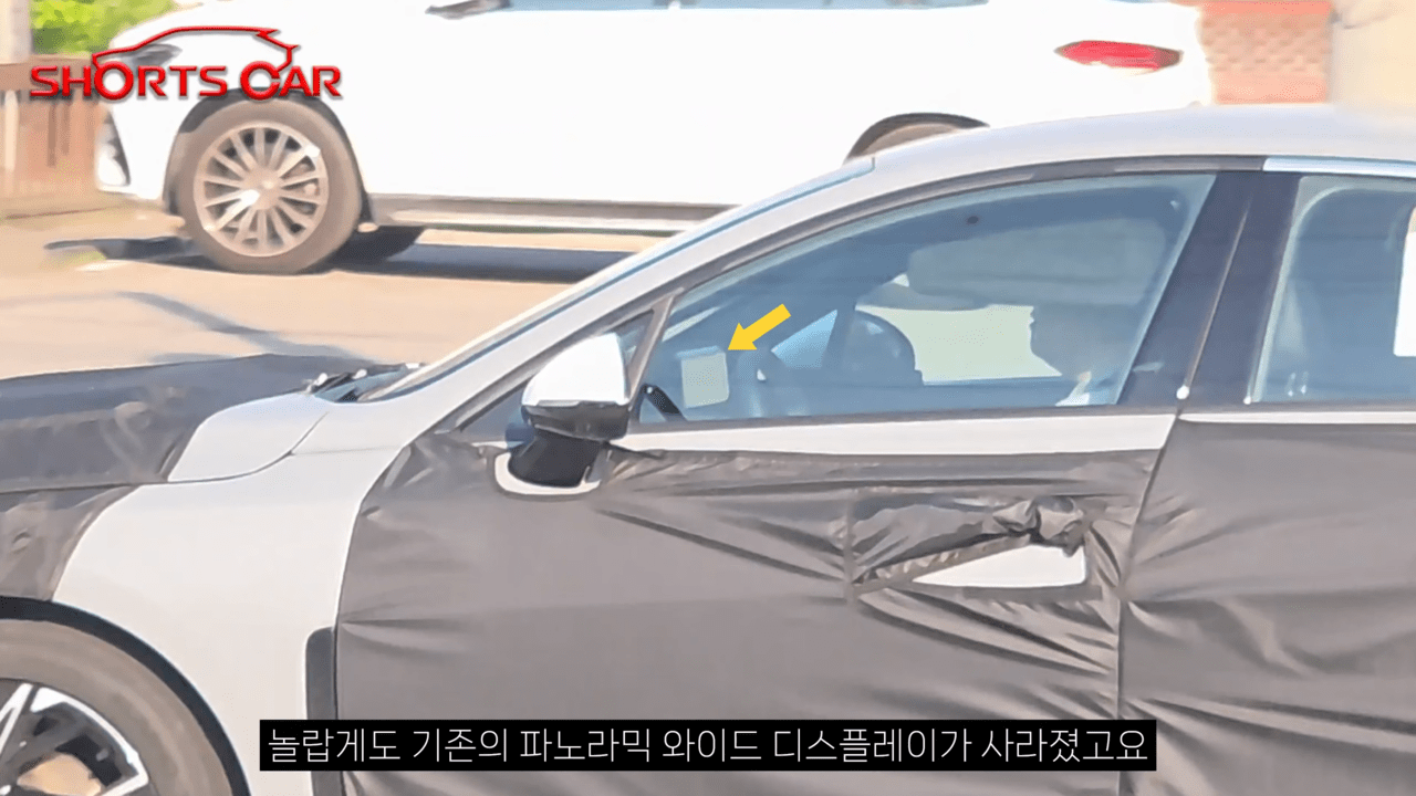 K5 2차 부분변경 스파이샷 /사진=유튜브 '숏카 SHORTS CAR'