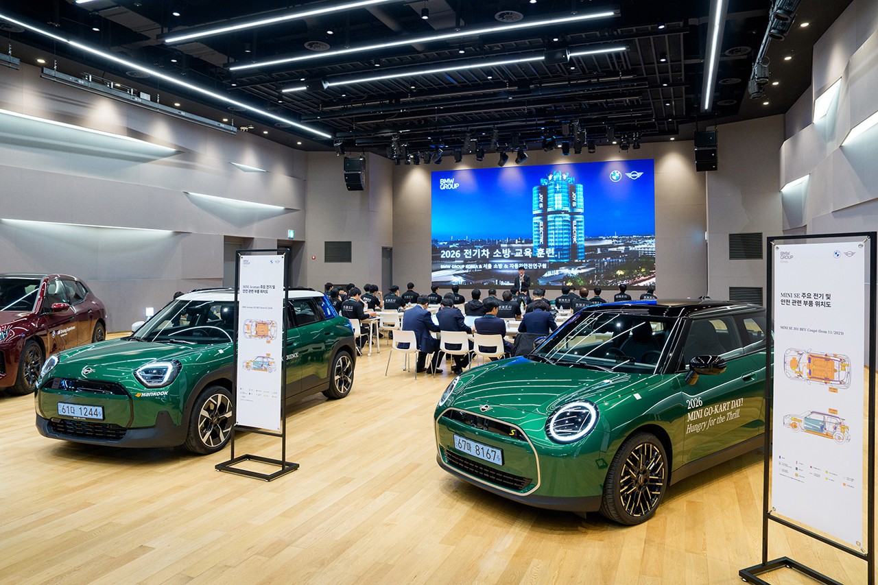 BMW 전기차 화재 대응 소방 교육∙훈련 /사진=BMW 그룹 코리아