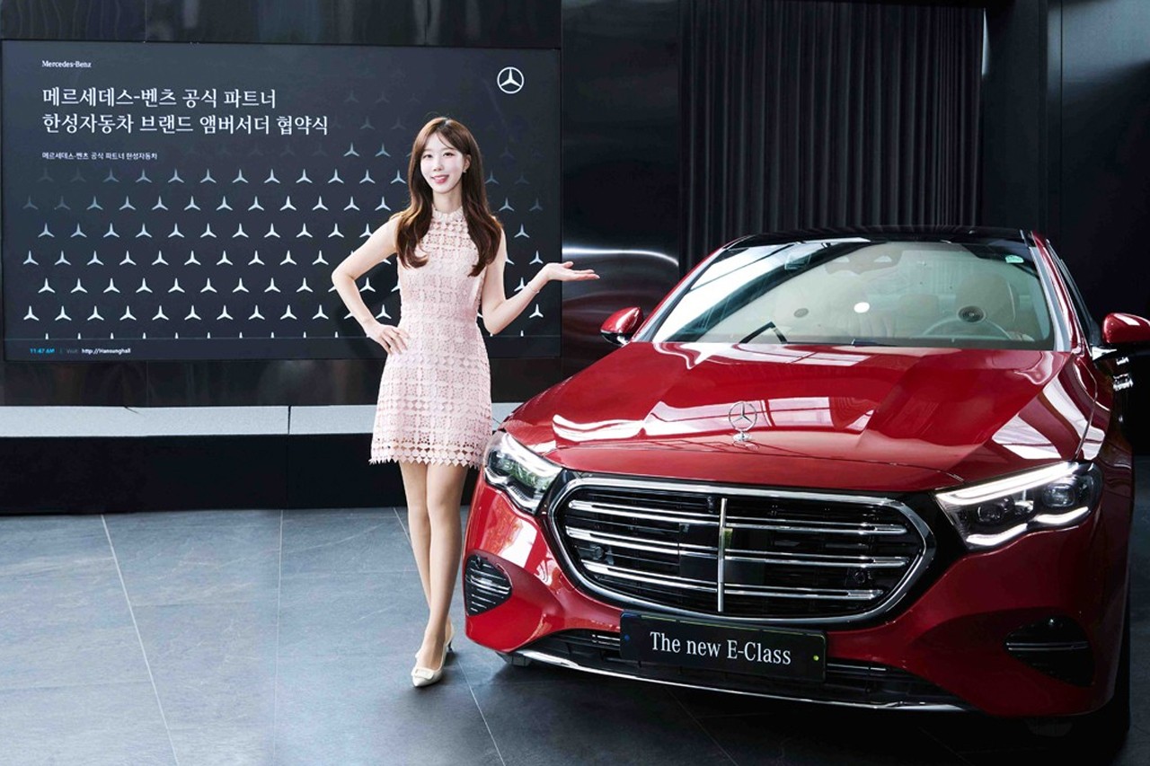 “목소리로 벤츠 가치 전한다”... 한성자동차 브랜드 앰배서더의 주인공은?