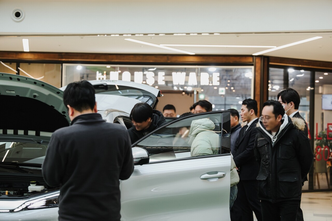 DT 네트웍스, BYD Auto 분당 전시장 오픈 앞두고 팝업스토어 진행 /사진=DT 네트웍스