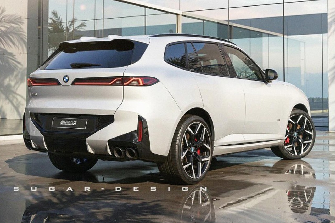 위장막이 벗겨진 채 공개된 BMW X5를 기반으로 다시 제작된 예상도 /사진=Sugardesign