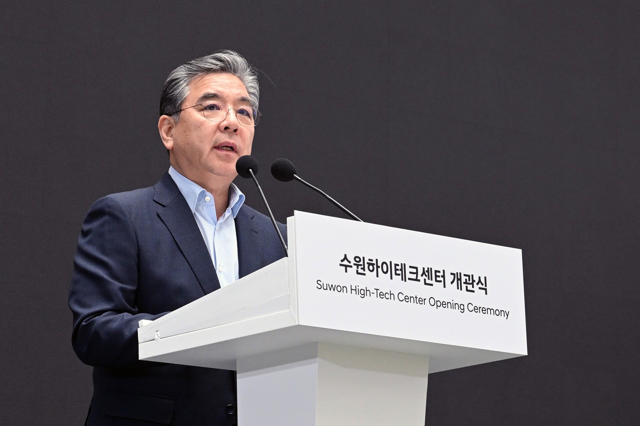 수원하이테크센터 개관식에 참석한 현대차그룹 장재훈 부회장 /사진=현대자동차