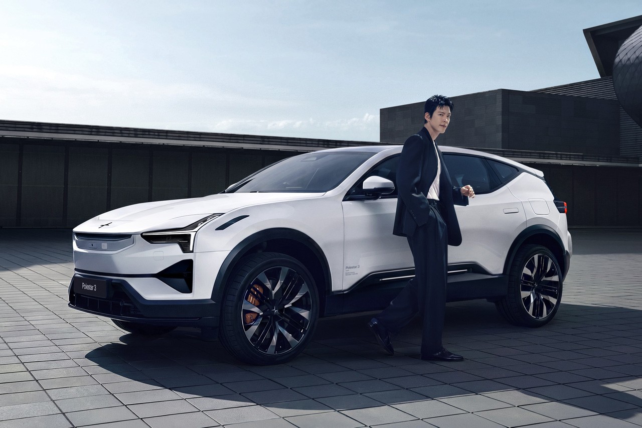 폴스타 3와 김우빈 /사진=폴스타코리아