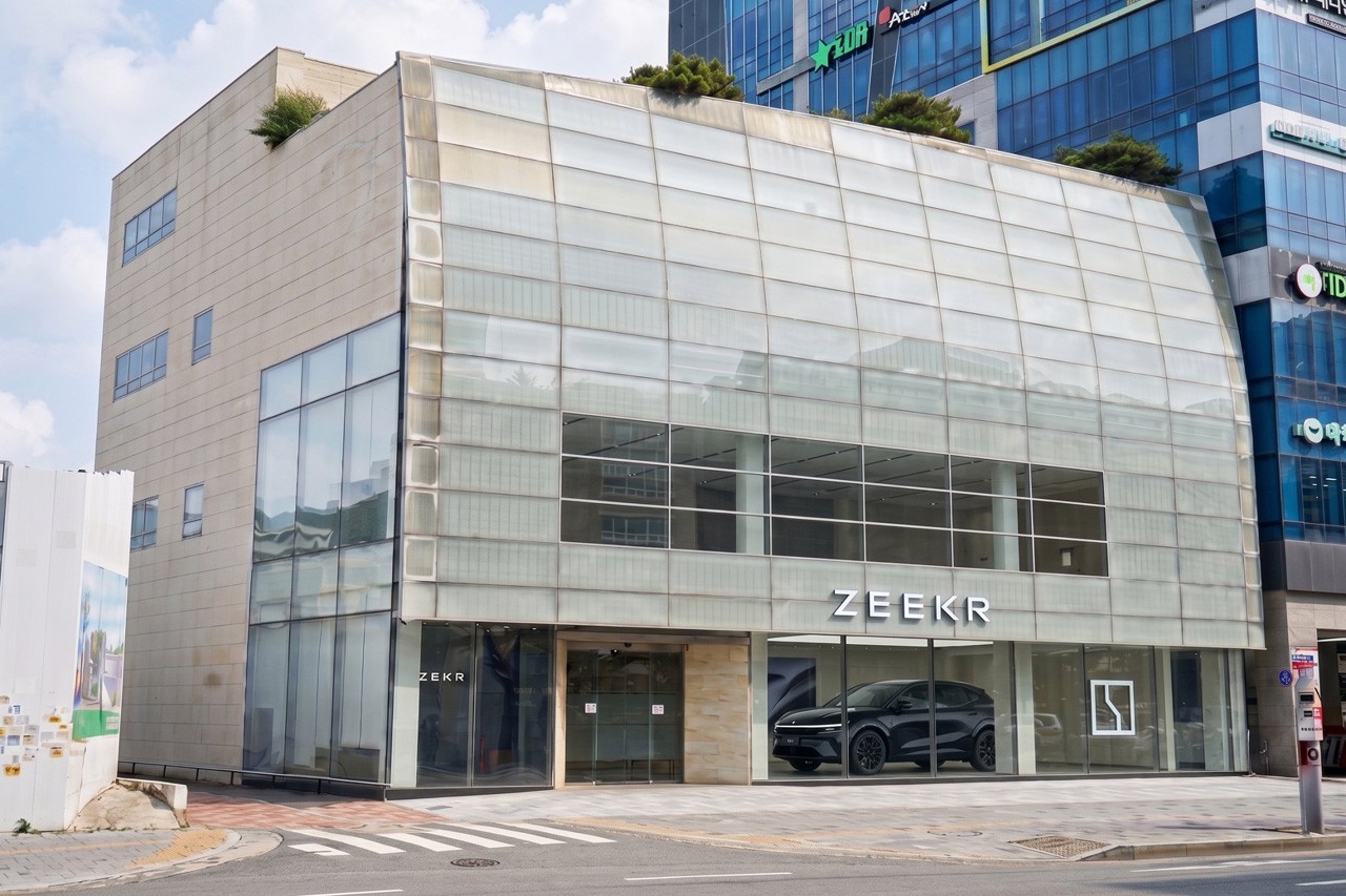 지커 대구 임시 전시장 /사진=아이어EV