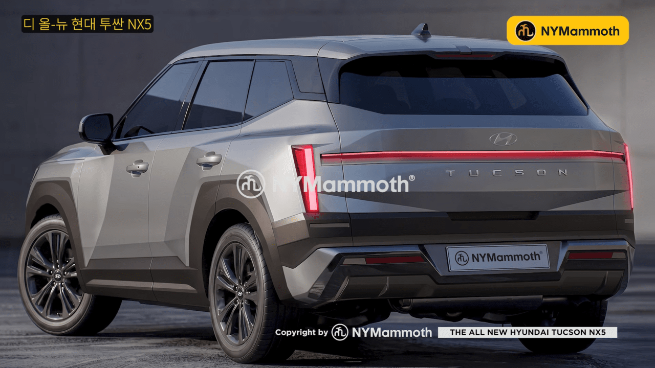 현대 투싼 풀체인지 예상도 /사진=유튜브 'NYMammoth l 뉴욕맘모스'