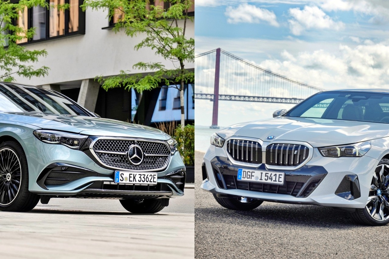 메르세데스-벤츠 E-클래스, BMW 5시리즈 /사진=각 브랜드