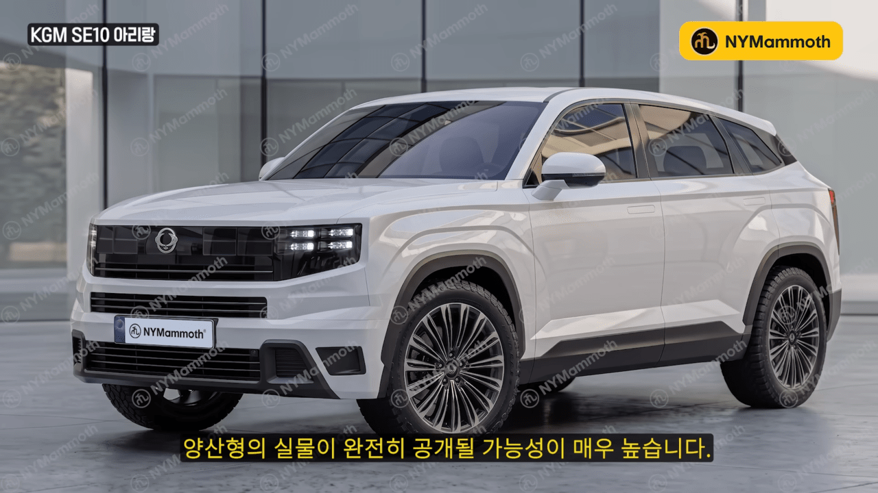 KGM 렉스턴 후속 모델 예상도 /사진=유튜브 'NYMammoth l 뉴욕맘모스'