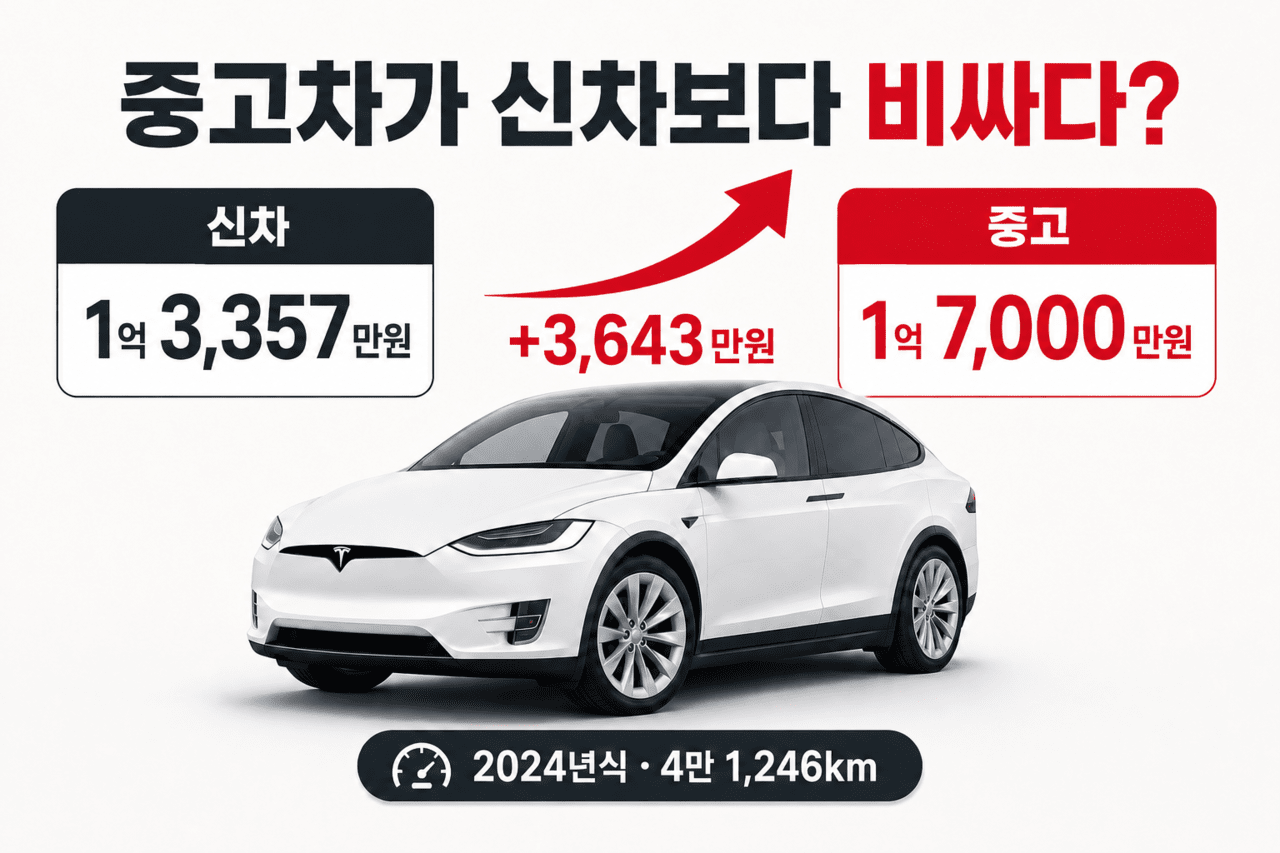 테슬라 모델 X, 단종 이후 가격 폭등 /제작=오토트리뷴