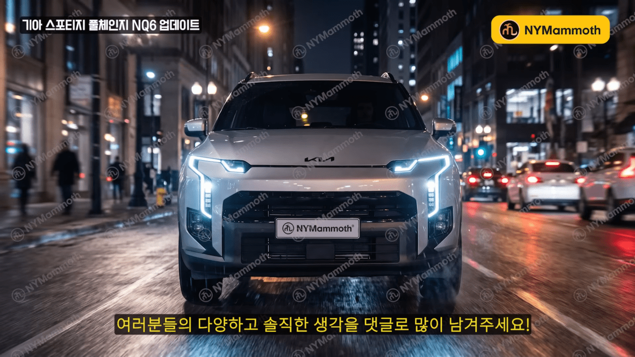 기아 차세대 스포티지 예상도 /사진=유튜브 'NYMammoth l 뉴욕맘모스'