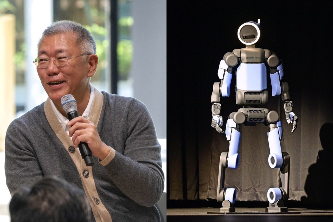 정의선 회장과 아틀라스 /사진=현대차