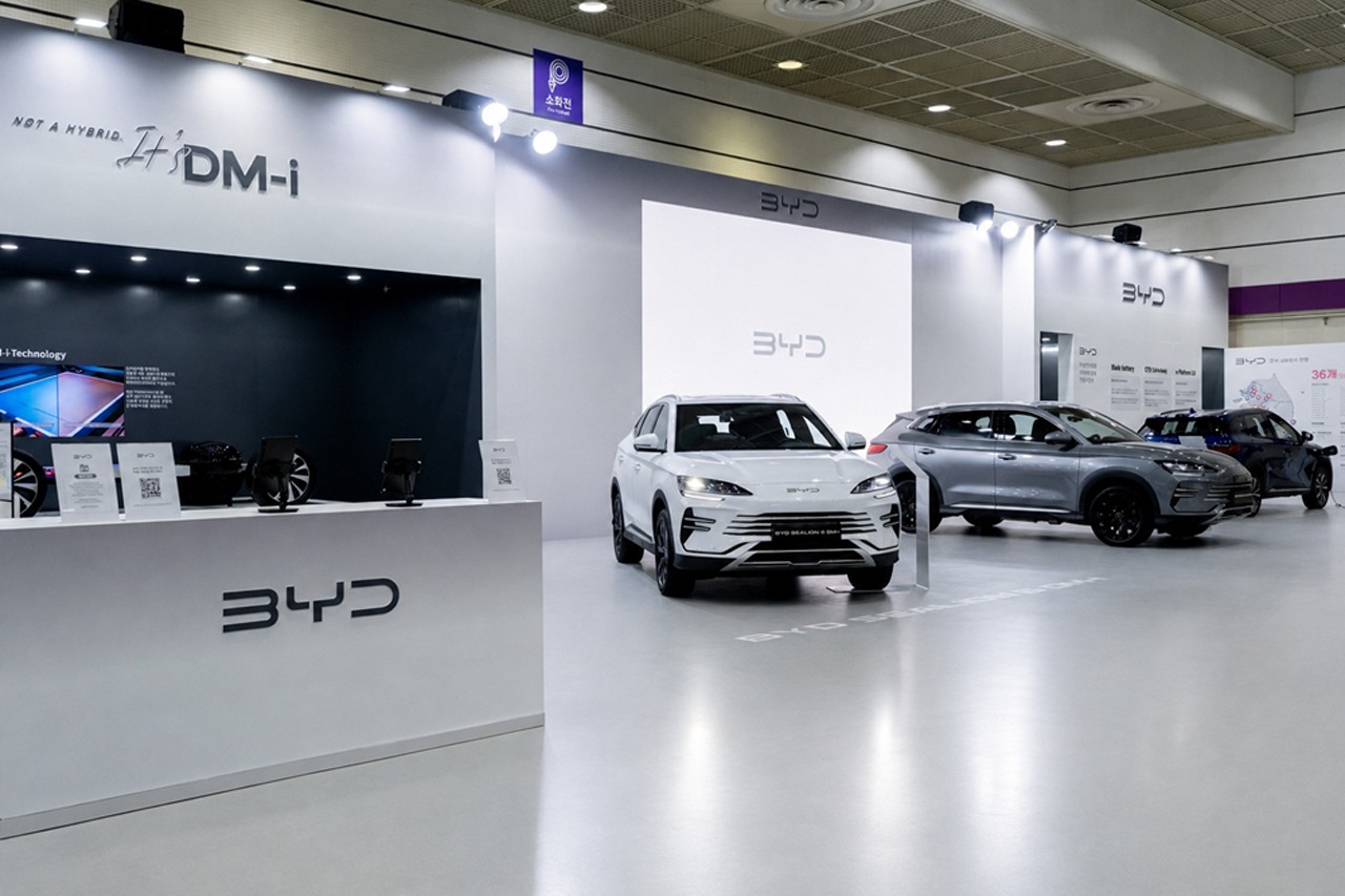 'EV 트렌드코리아 2026' BYD 부스 /사진=BYD코리아